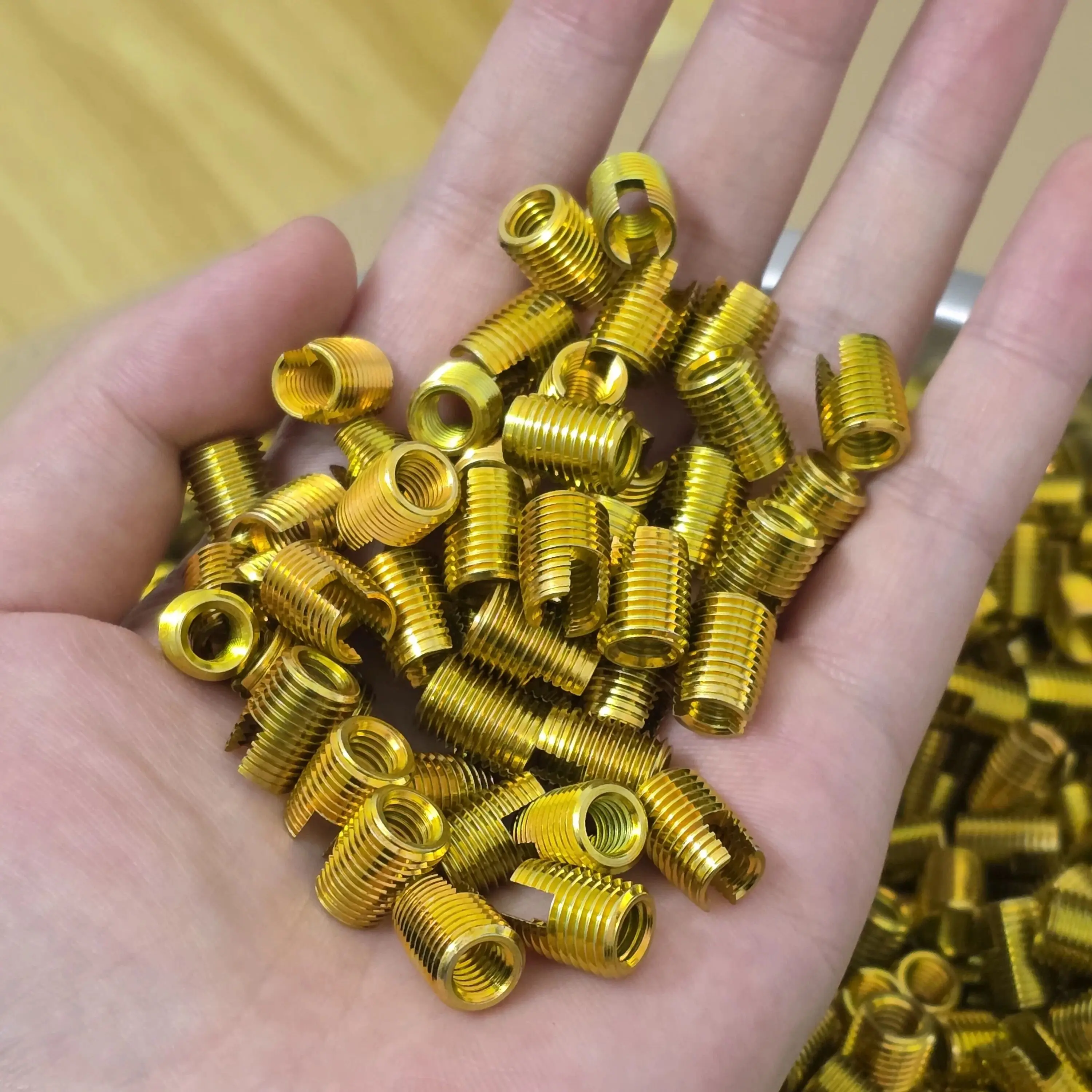 302 slotted type Self Tapping insert M2~M16 Carbon steel nut Bushing Wire Thread Repair Insert