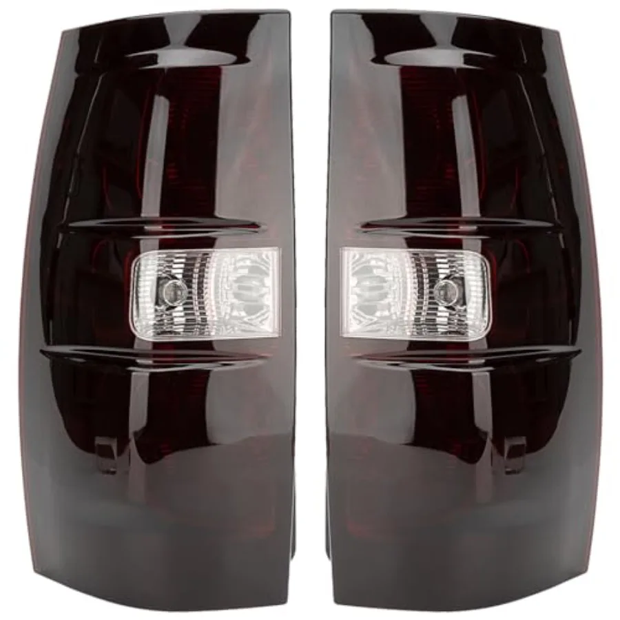 

Задний фонарь в сборе, совместимый с Chevy Tahoe Suburban 2007-2014 годов, водительским и пассажиром, дымчато-красные задние стоп-сигналы с пульсом