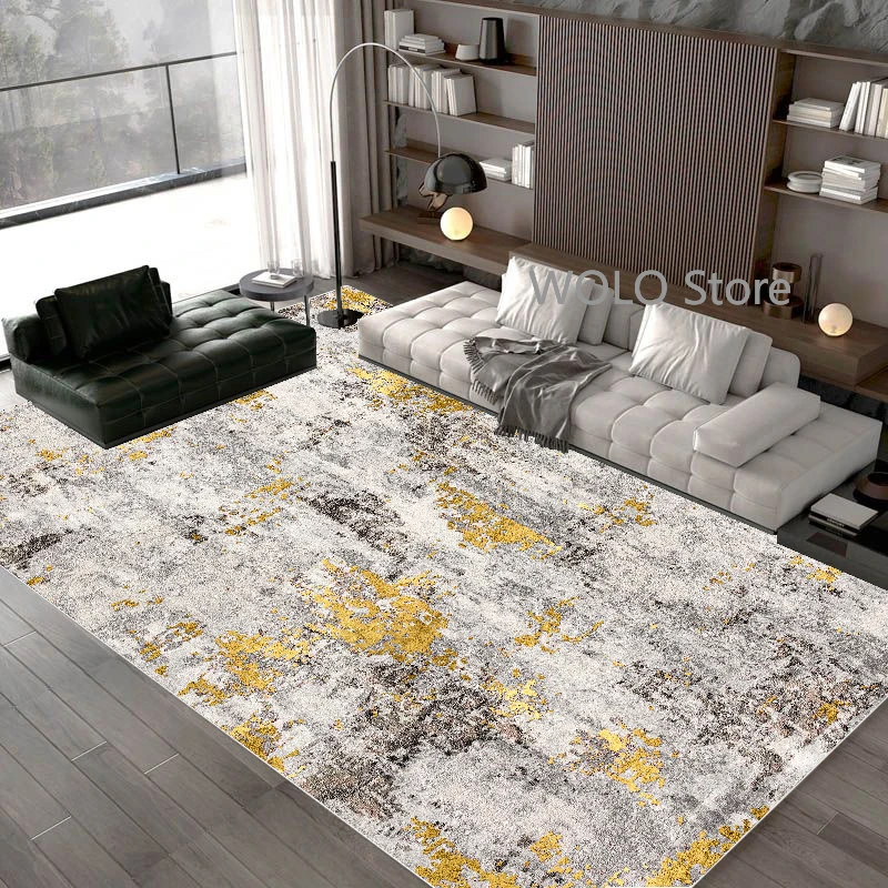 Nordic Livng Room Carpet Home Decoration Abstract Design Rug Bedroom Decor Area Rugs Washable Non-slip Dining Room Floor Mat