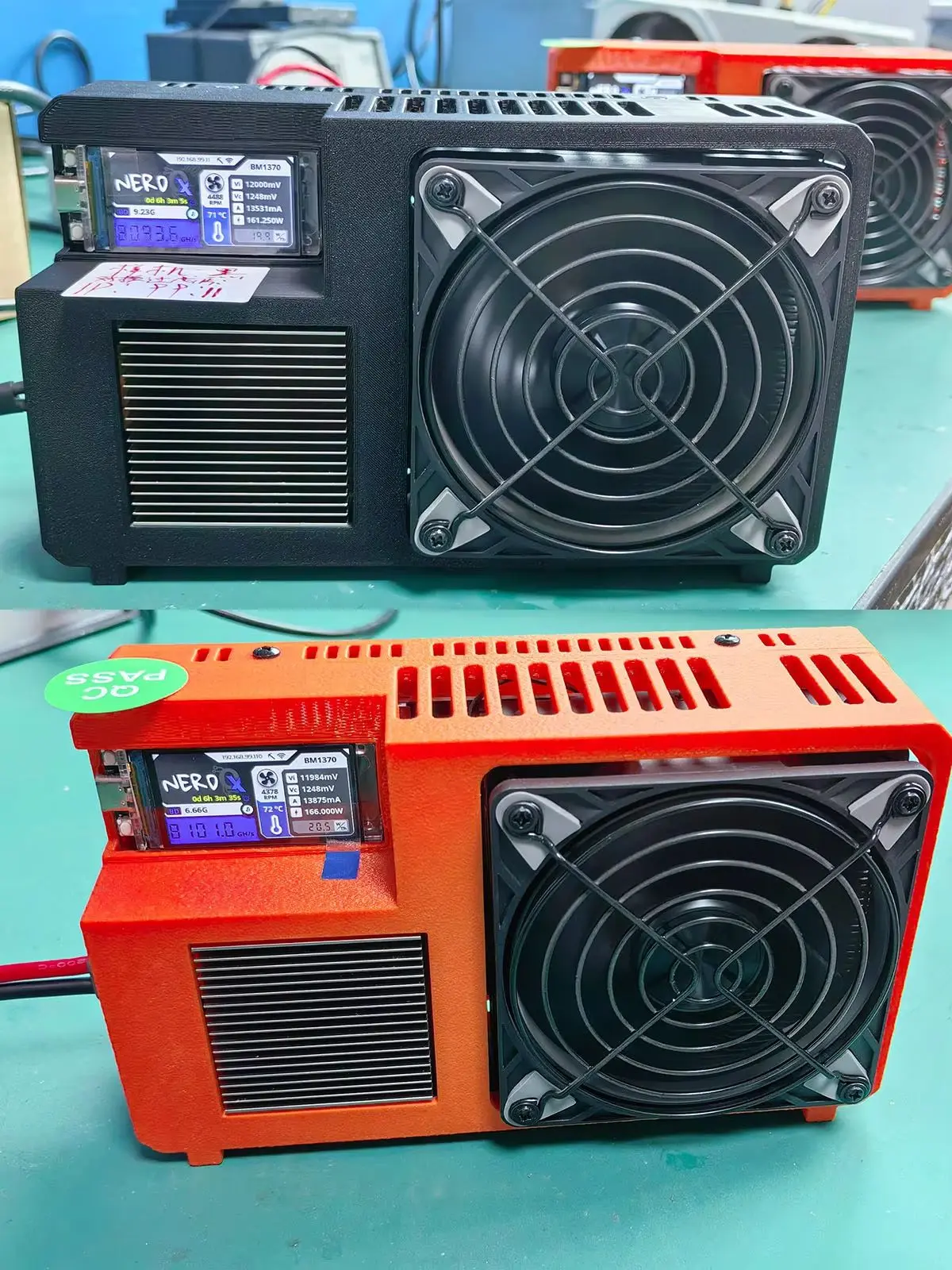 NerdQX Open-Source-Desktop-Bitcoin-Miner 8TH/s SHA-256 BTC Krypto-Rig Lotterie-Ticket ASIC-Miner für Bitcoin-Mining