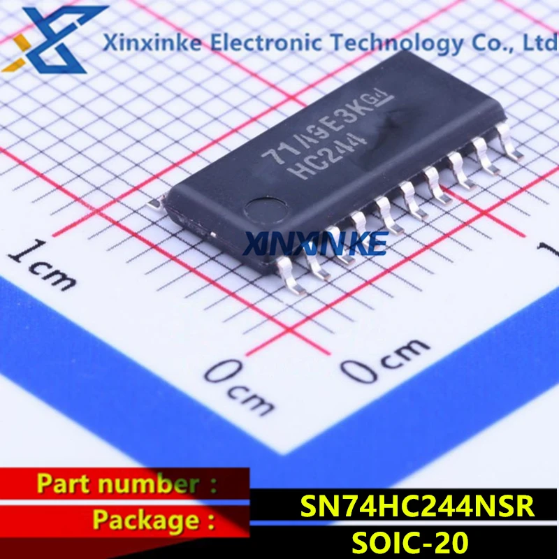 SN74HC244NSR SOIC-20 Marking: HC244 Buffers & Line Drivers Octal Buff Line Drvr W/3-State Otpt Logic ICs Brand New Original