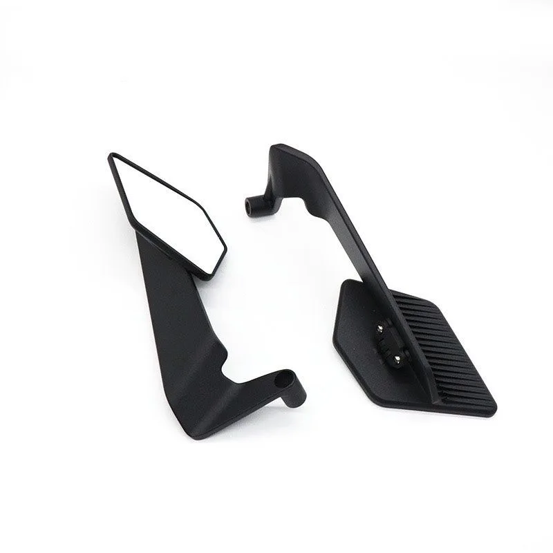 

Motorcycle and electric vehicle modification large field of view fixed wing rearview mirror aluminum alloy universal blade refle