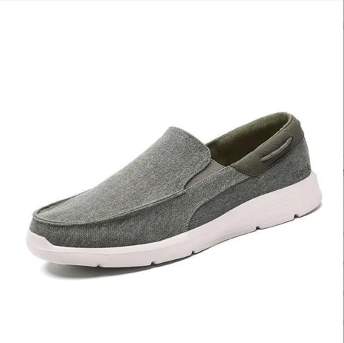 

2025 Fashion Canvas Men's Casual Shoes with Light Soles Men's Loafers Shoes Driving Shoes Mens Shoes Plus Size 39-45