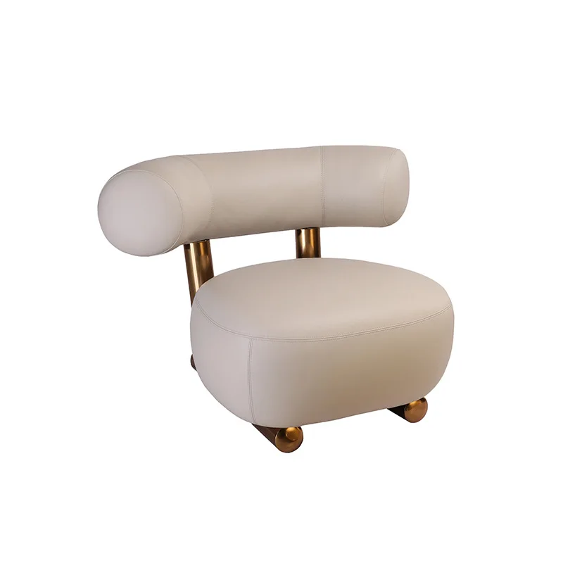 

Lamb wool single sofa home living room bedroom recliner