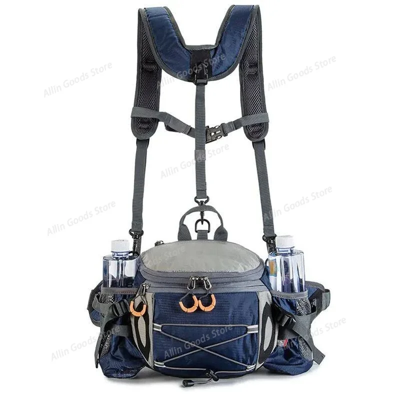 Multi-functional Men Women Waist Bag Sporting Outdoor Hiking Cycling Camping Waist Pack Waterproof Hunting Climbing Shoulder Bag