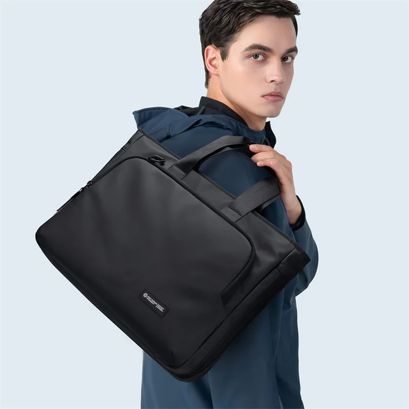 GOLF Men's Handbag Waterproof Nylon Briefcase 16” Laptop Bag Detachable Strap  Business Trips Oxford Cloth Document Organize