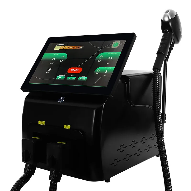 جهاز بيكو 2 في 1 مع تقنية الضوء 755 808 1064 نانومتر للعناية بالبشرة وتقليل الشعر #1