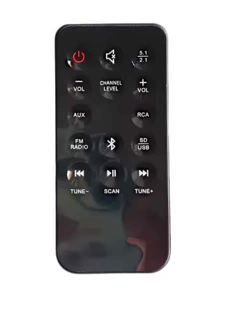 Nuevo control remoto compatible con Logitech Z607 Z606 Z1206 RI0004 980-001328 sistema de altavoces 5,1 Bluetooth