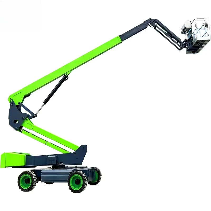 Self-Propelled Repair Aerial Work Trucks with Curved Arm Lifts Hydraulic Crank-Arm Platforms Boom Lifts