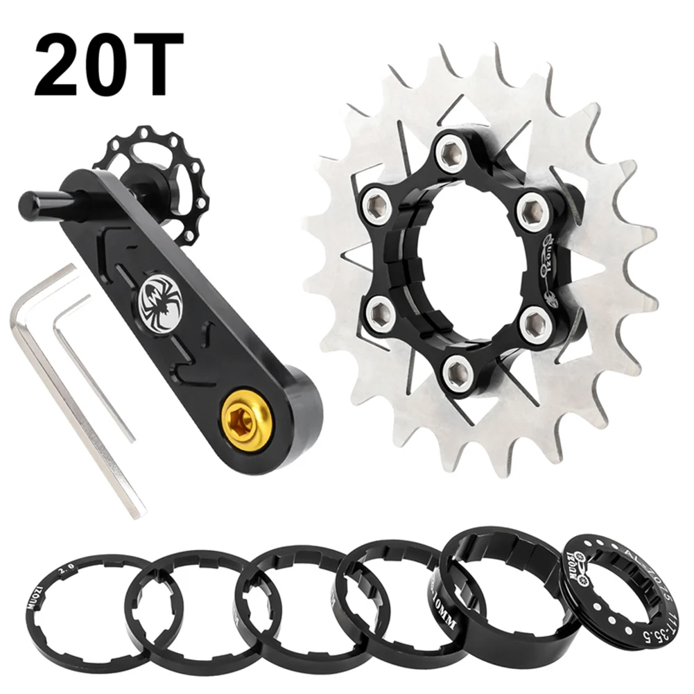 MUQZI Bike Cassette Freewheel Kit Single Speed MTB Flywheel Sprocket Conversion