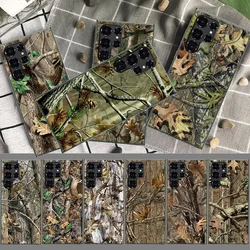 Realtree Real Tree Camo Coque For Samsung S23 S22 S24 Ultra 5G TPU Phone Galaxy Cover S21 S20 FE S10 Plus S10E S9 S8 S7 Edge Cas