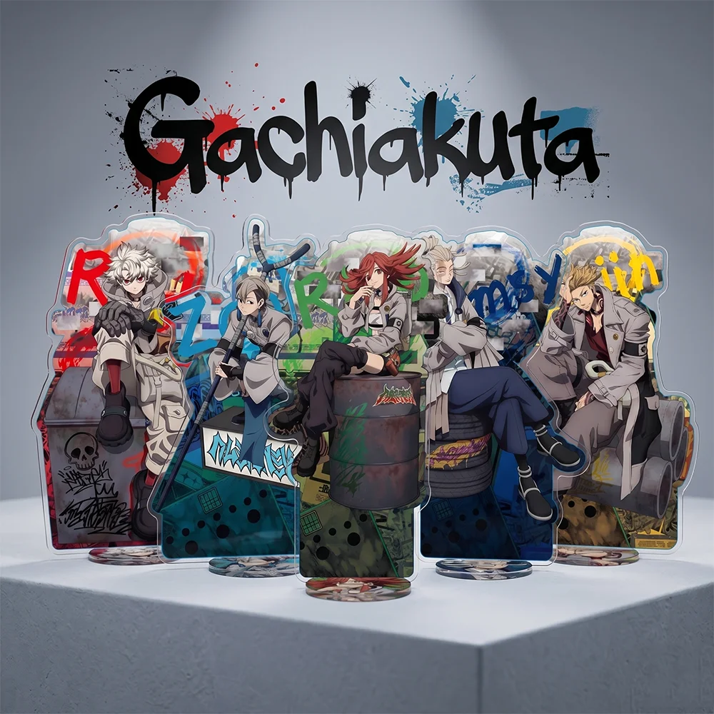 

Gachiakuta Underground City Ver 15CM Double Sided Acrylic Stand Keychain 2026 New Anime Stand Rudo Enjin Riyo Zanka Fans Gift
