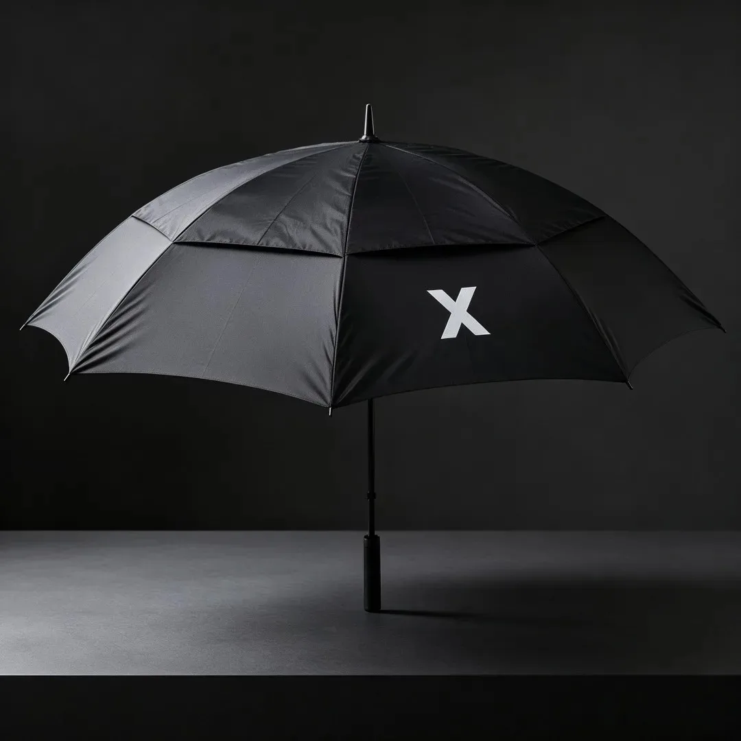 Unisex Golf Umbrella 2026 Fall New Korean Style Double Layer Windproof UV Protection Extra Large Minimalist Lightweight Compact