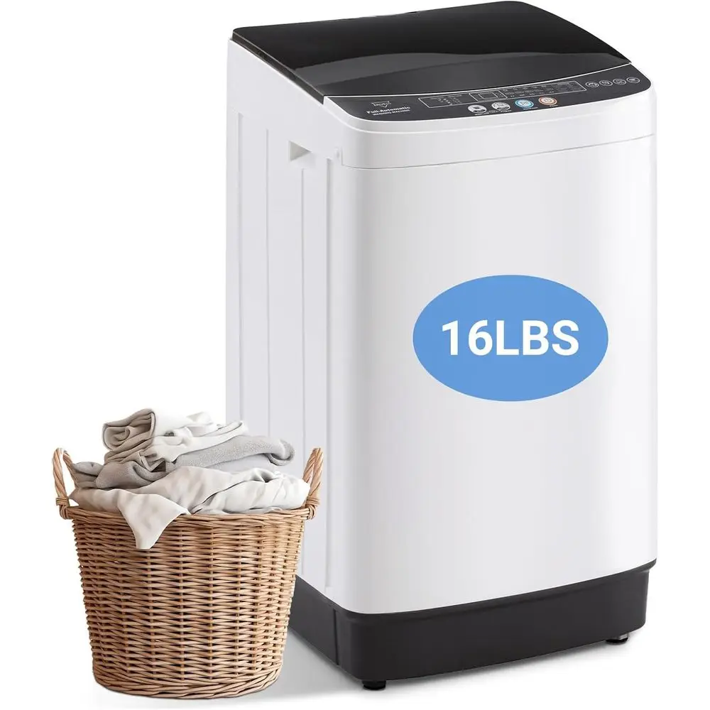 

Compact 2.0 Cu.ft Automatic Washer with 8 Programs for Home, Apartment, and Small Spaces
