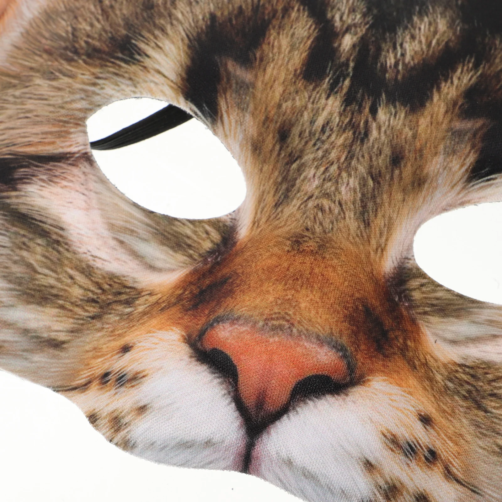 Masker Bermain Peran Aksesori Kucing Menyenangkan Kostum Topeng Wajah Labu Kuman Putih