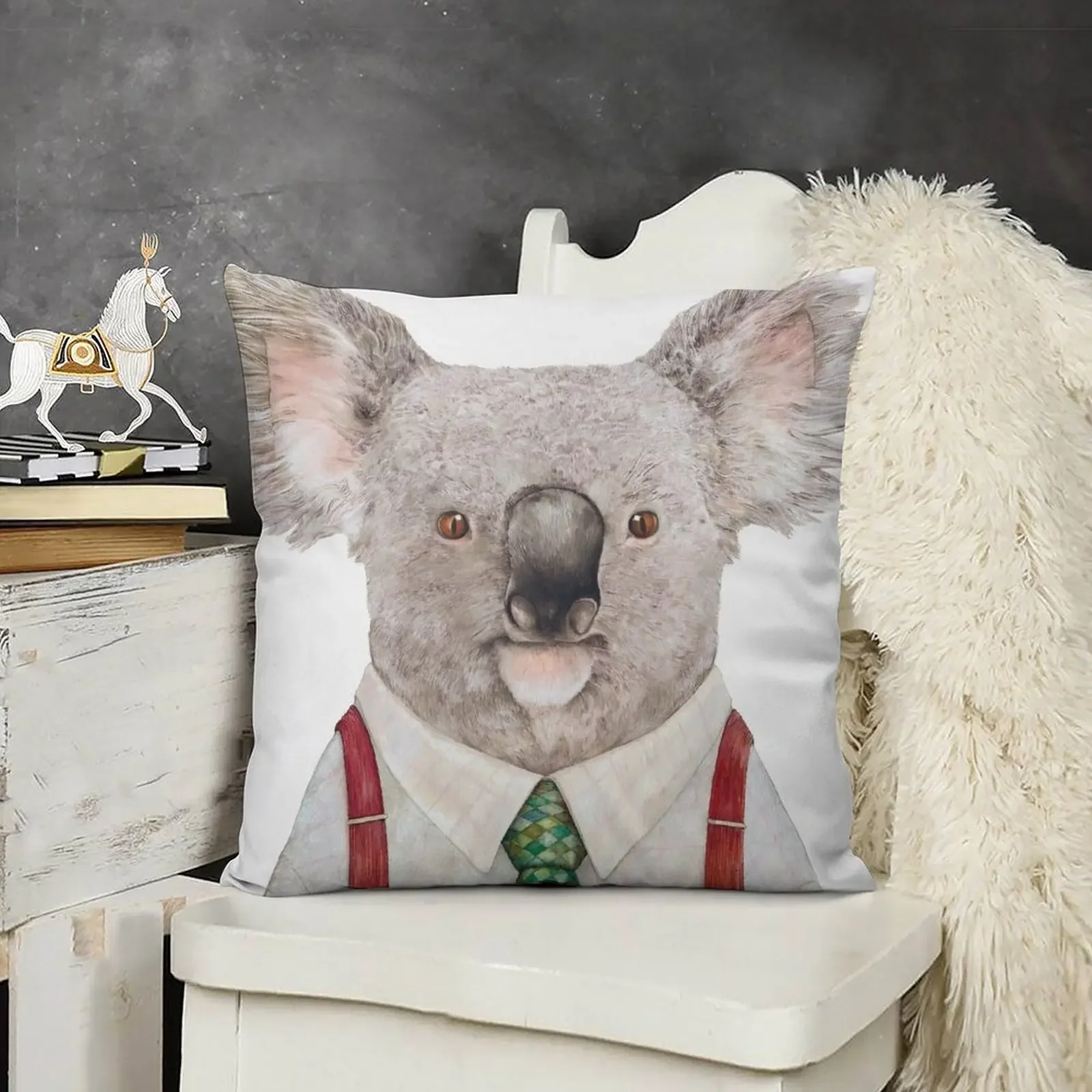 Koala Throw Pillow Christmas Pillow Cases pillows decor home Christmas Throw Pillows Covers Pillowcases pillow