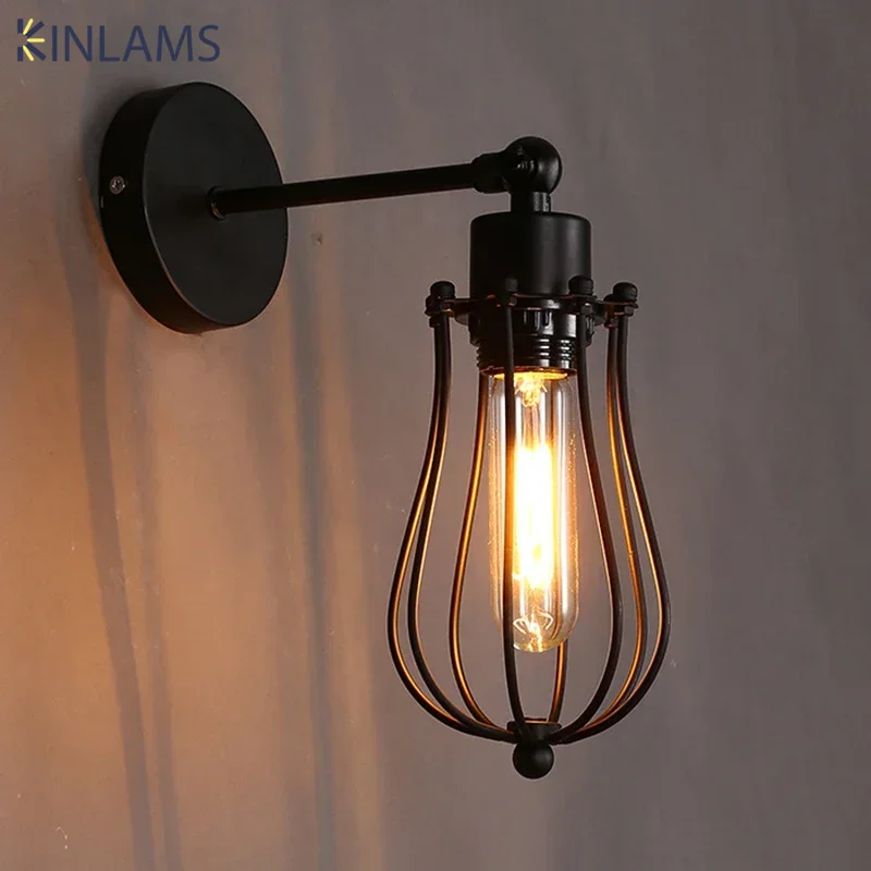 

Nodic Vintage Single Head Wall Lamp Bedroom Bedside Aisle Hallway Wall Light Bar Retro Restaurant Loft Indoor Decor Lighting 6pa