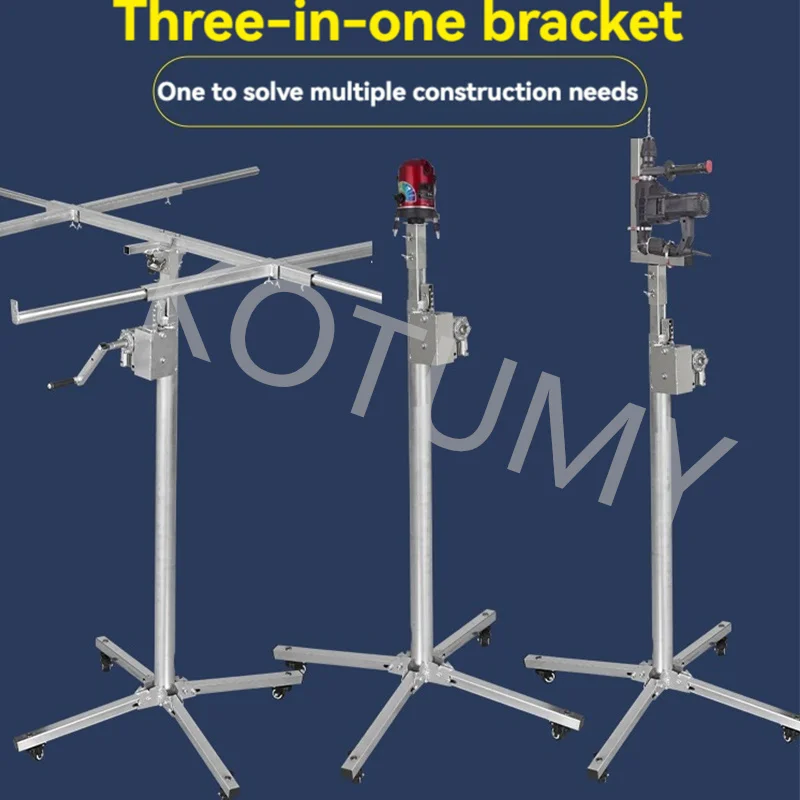 Herramienta Manual eléctrica 3 en 1, herramienta multifunción de 3,8 m para levantar paneles de yeso, artefacto de techo, decoración de carpintería, llave de sellado de techo