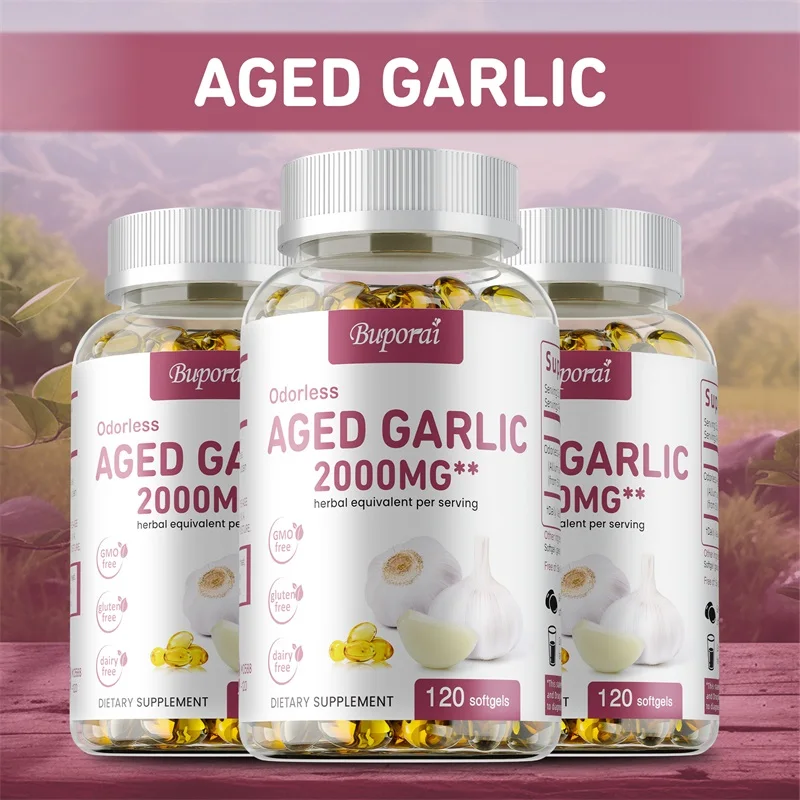 

Состаренный чеснок без запаха — мощная антиоксидантная добавка, поддерживает здоровье сердца, здоровье дыхательной системы и иммунитета.