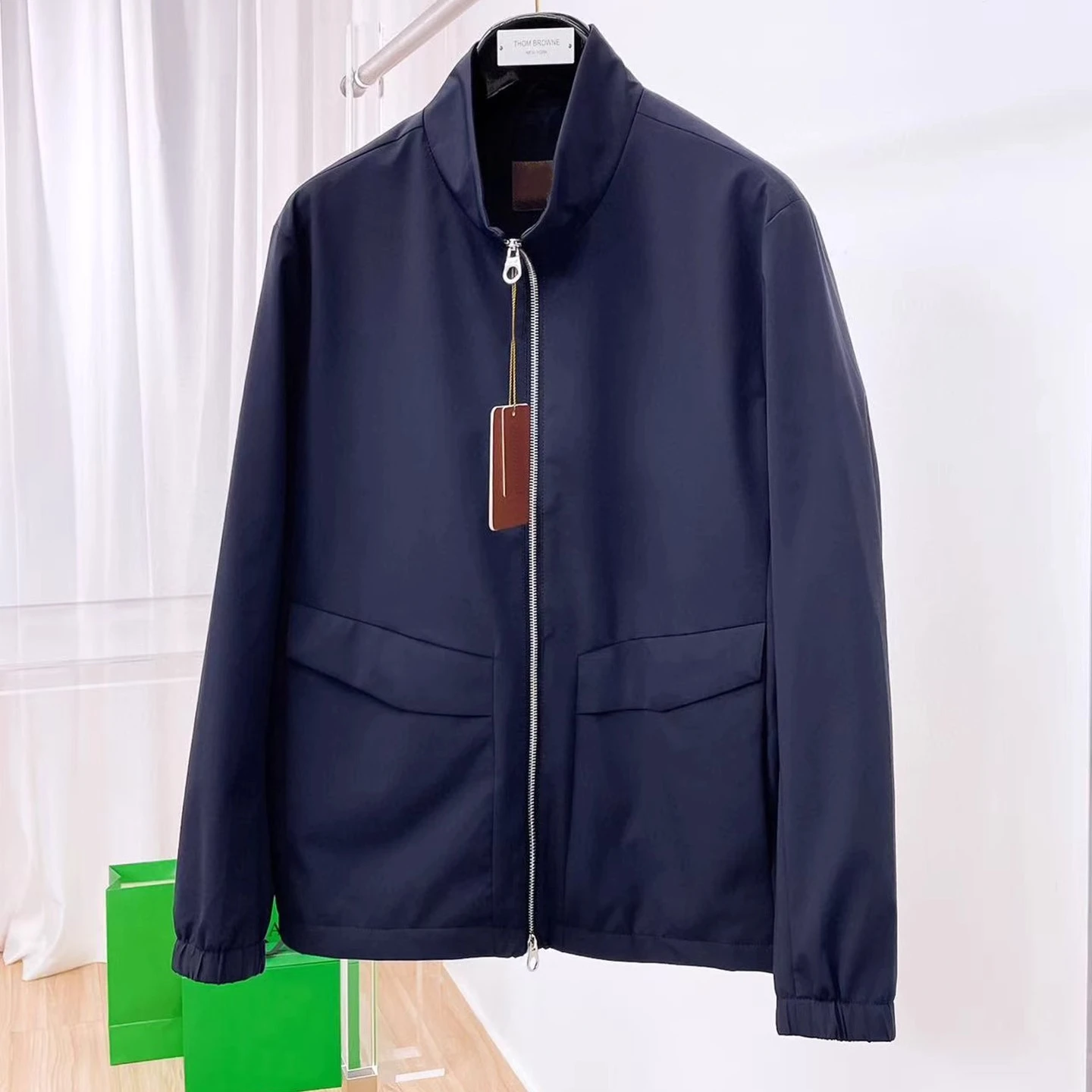 Italian LP badge casual stand-up collar jacket 25aw