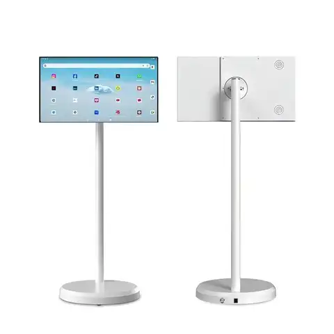 ทีวีพกพาอัจฉริยะขนาด 21.5 นิ้ว พร้อมแบตเตอรี่ จอแอลซีดีแบบมีล้อ หมุนได้ ใช้เป็นแท็บเล็ตพีซีระบบแอนดรอยด์ สำหรับใช้ในบ้าน/ห้องครัว