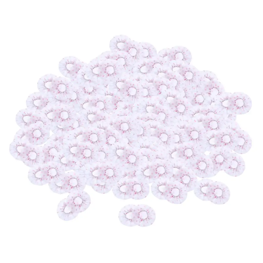200 Pcs White Disposable Microphone Covers Karaoke Anti-Splash Mic Cover Dust-Proof Accessories