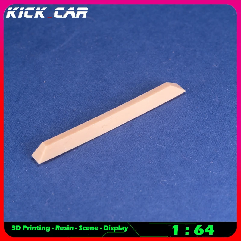 Kickcar 1/64 Garage Guardrail Anti-collision Strip Colorless Resin Model Scene Accessories