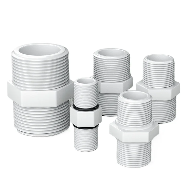 G1/4" 3/8" 1/2" 3/4" 1" BSPP Male Hex Nipple POM Connector Pipe Fitting Food Grade Purifies RO Filter Reverse Osmosis System