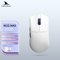Darmoshark M3S Max Small Medium-Sized Hand Model Paw3950 Supports Wireless 8k Game Three Mode Lightweight Design Mouse Gifts