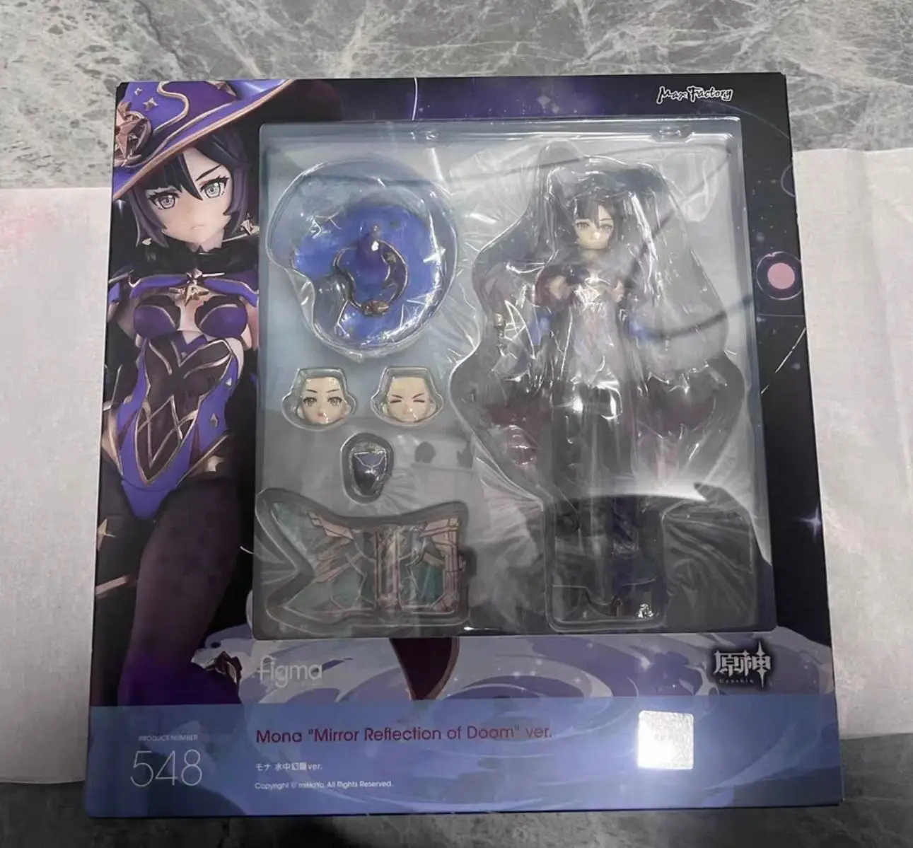 

100% Original Figma 548 Impact Mona Mirror Reflection Of Doom ver In Stock Anime Action Collection Figures Model Toys