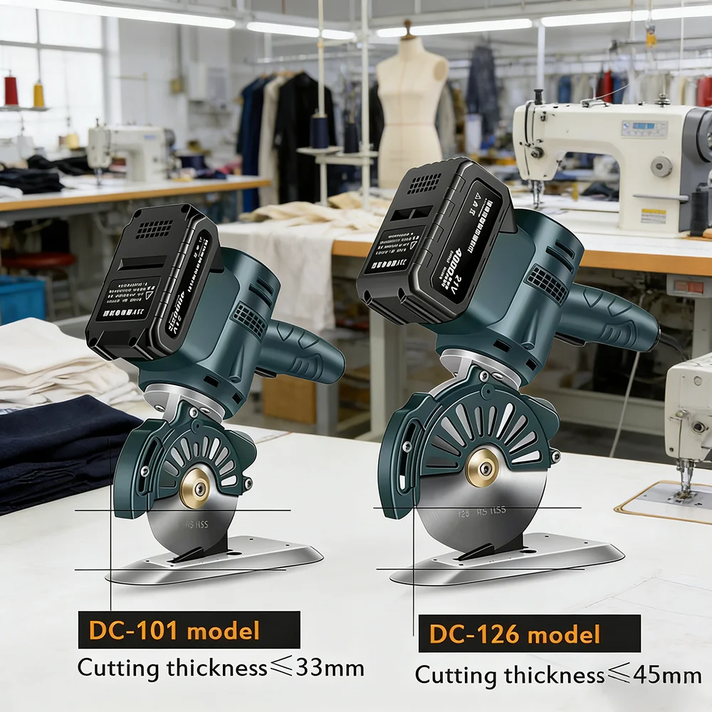 

21V Cordless Electric Scissors Fabric Cutting Machine Lithium Battery Rechargeable for Sewing Quilting Leather Craft DIY