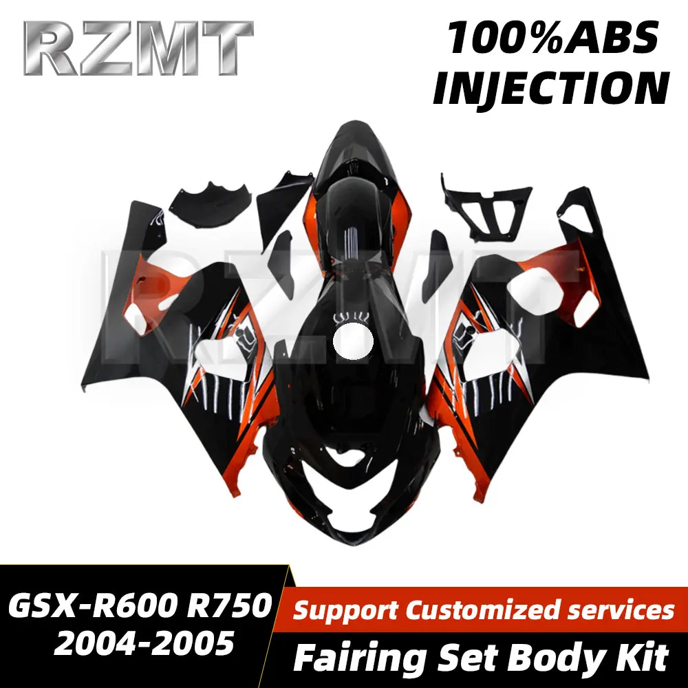 Voor Suzuki GSX-R600 R750 04-05 K4 K5 Kuip Motorfiets Set Plastic Guard Plaat Body Kit Decoratie Accessoires Injectie shell