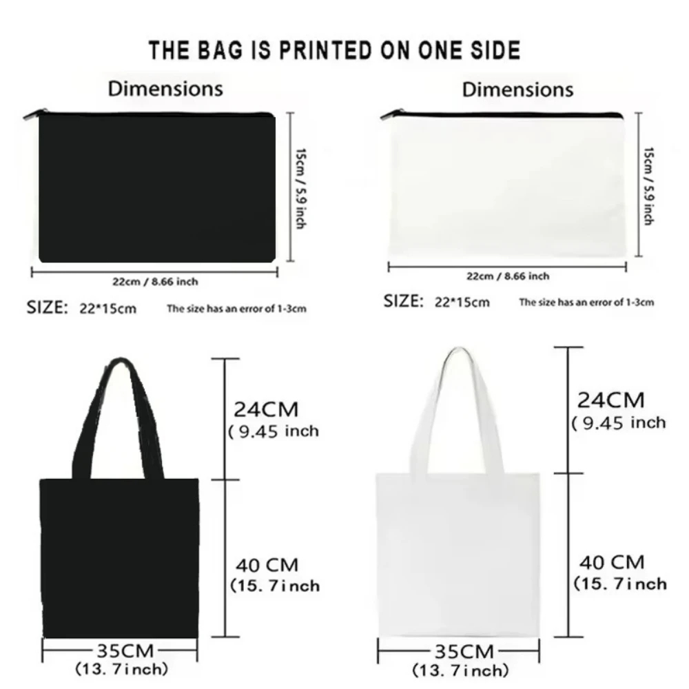 Cute Knitting Basket Canvas Tote Bag Women Yarn Ball Graphic Shopper Bag Crochet Lover Gift Daily Shoulder Handbag Apparel