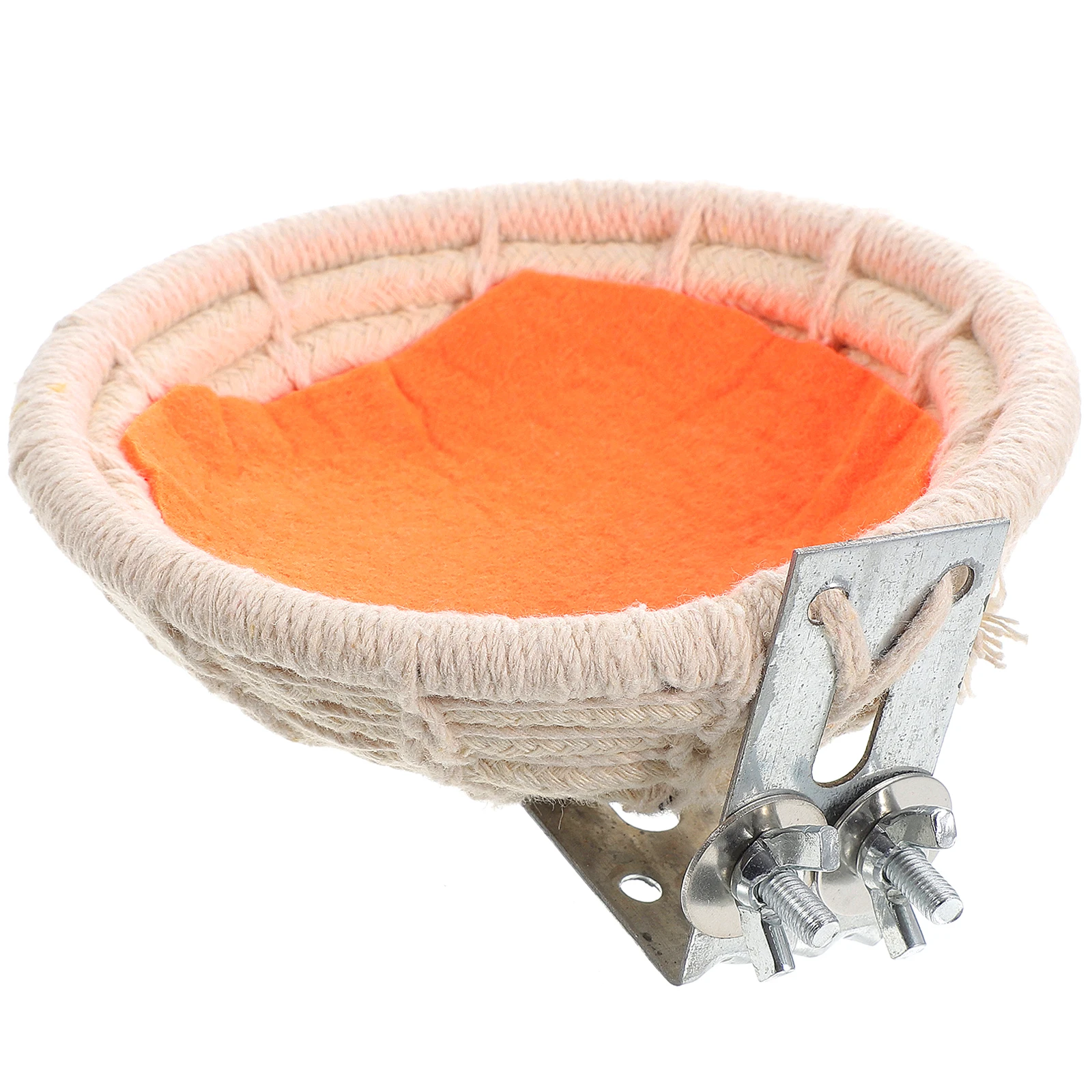 

Handmade Premium Cotton Weave Rope Nest Large Size for Parrot Bird Breeding Production Warm Safe Nesting Pad Relief Stress