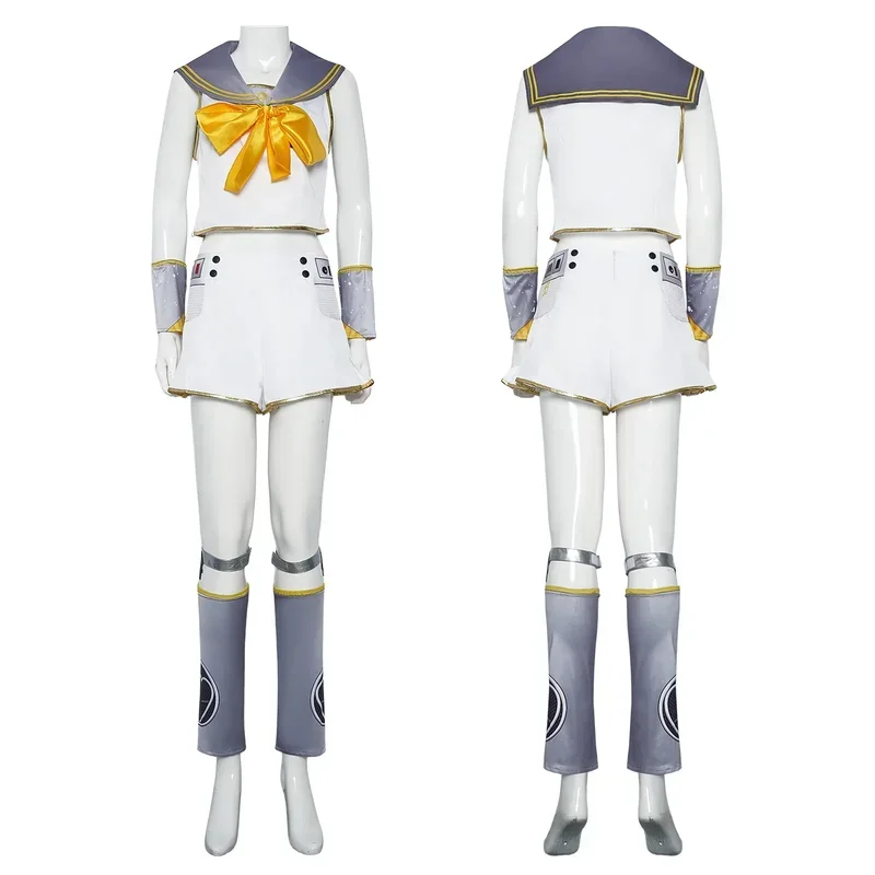 

FC6New Anime Rin Cosplay Costume Adult Women Virtual Singer Uniform Full Set Accessory JK Sailor Suit Halloween Carnival Ou@FC8！