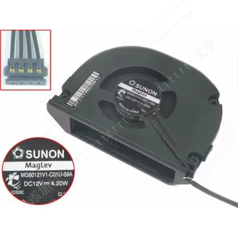 

W FOR SUNON MG60121V1-C01U-S9A DC 12V 4.20W Server Cooling Fan