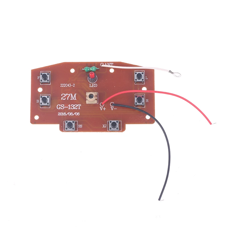 6CH 2.4G zdalnego sterowania wysokiej jakości 27MHz obwód PCB płyta nadajnik-odbiornik DIY do sterowania pilot samochodowy RC części do zabawek nowa