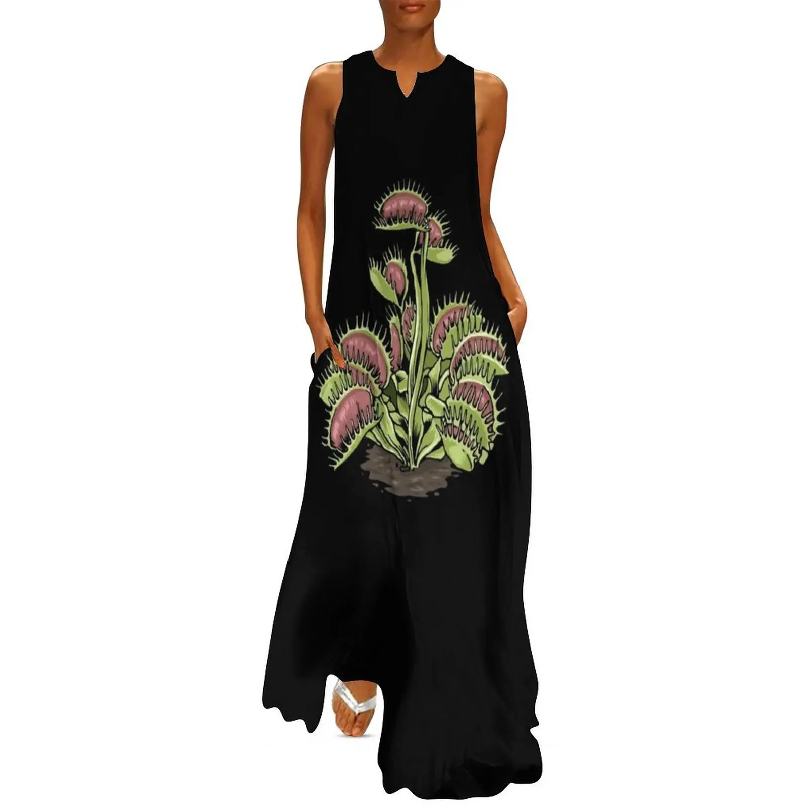 Venus Fly Trap Tshirt Carnivorous Plant Shirt Water Pitcher Long Dress Cocktail of dresses women clothing 2025 new arrivals