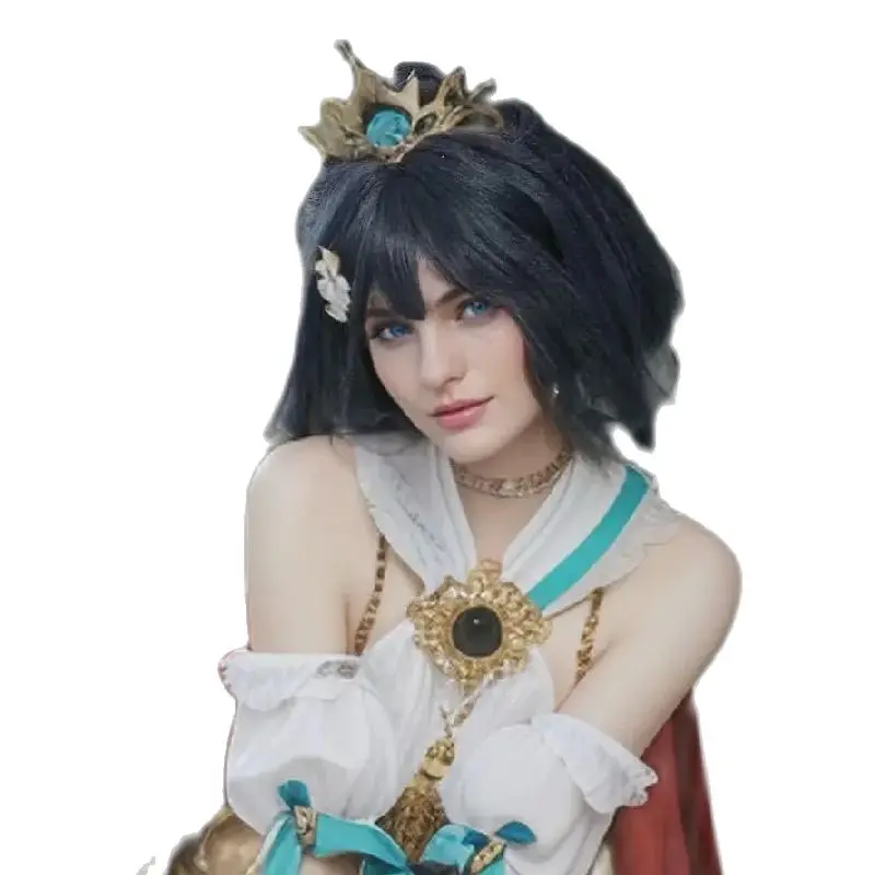 Game Honkai Star Rail Yunli Cosplay Wig Black and Blue Mixed Color Long Hair Game cosplay Wig anime cosplay Wig