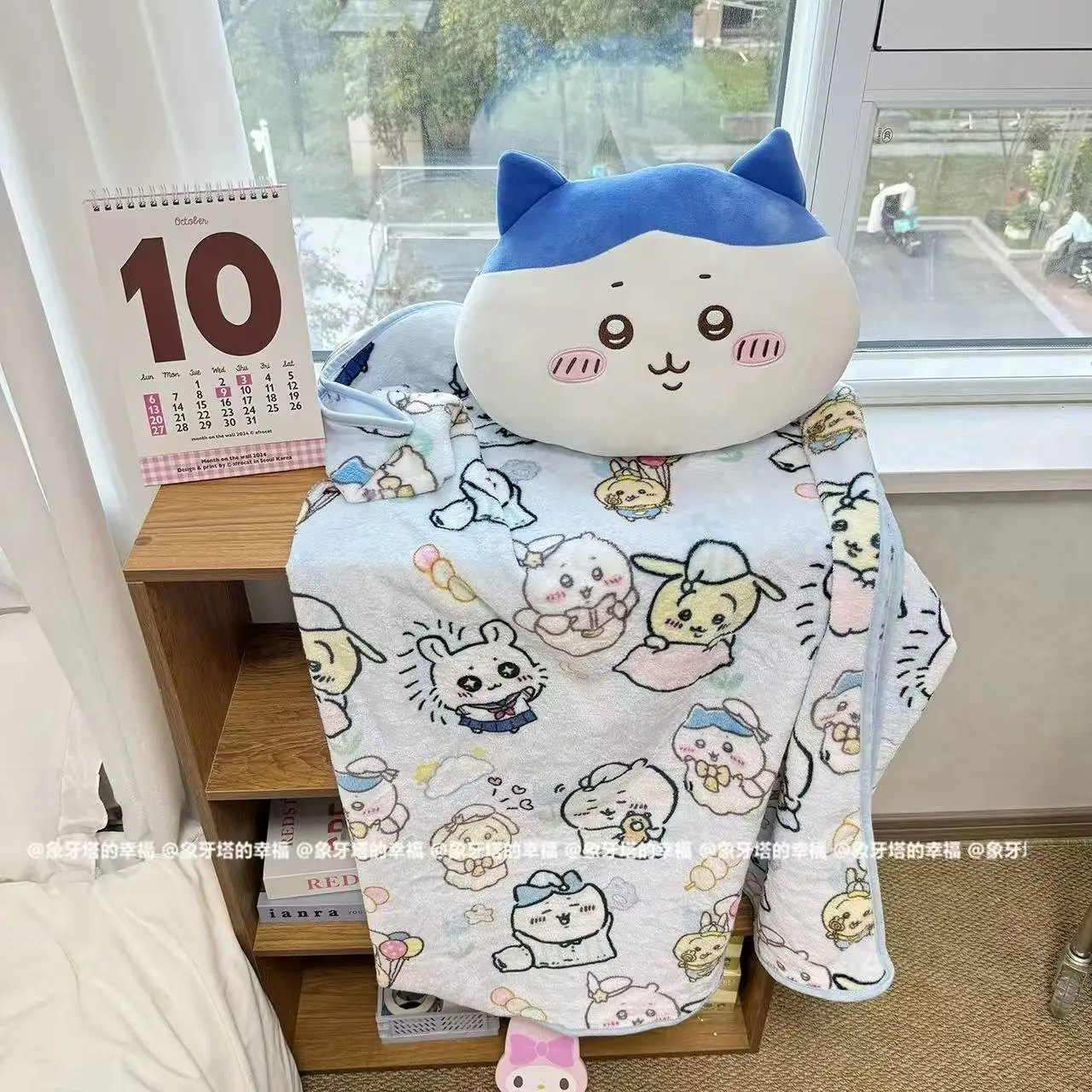 Anime Comic Chiikawa Peluche Hachiware Usagi Bambola Momonga Kurimanju Rakko Giocattolo Cuscino Coperta Shisa Kawaii Morbido Cuscino Cuscino Per Bambini