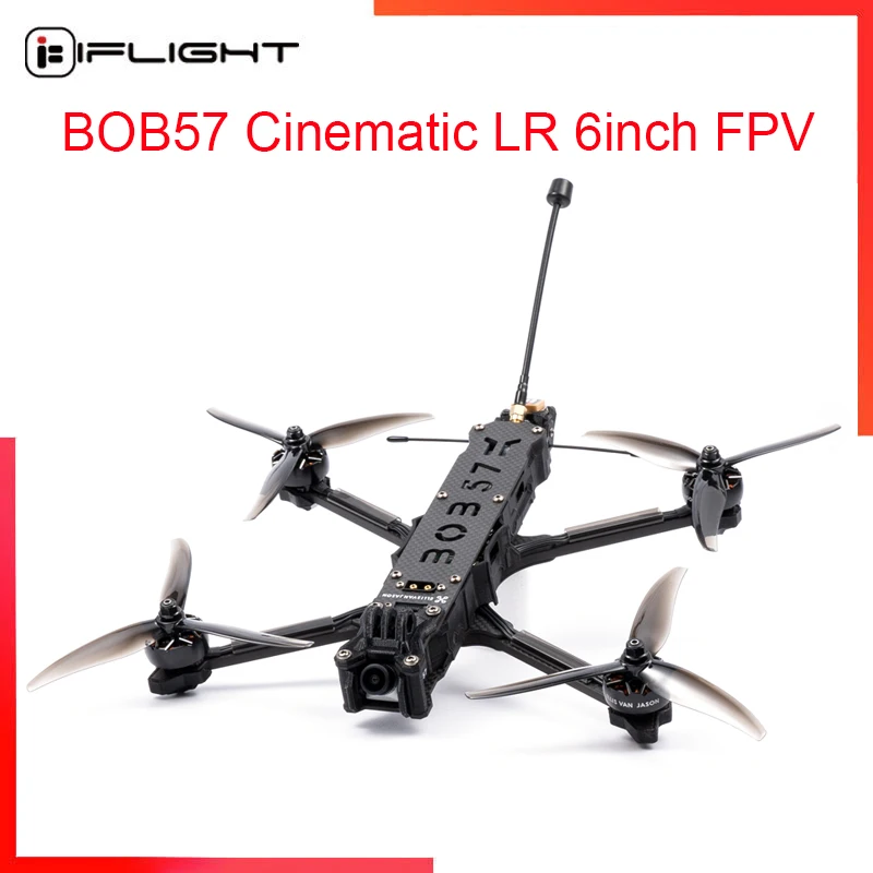 

BOB57 Cinematic LR & Freestyle 6inch 6S BNF with Nebula Pro Vista HD System for FPV