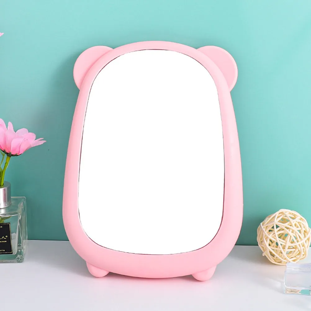 

Складное настольное зеркало для макияжа из высококачественных материалов, изысканное исполнение, мультяшный дизайн, настольное зеркало для женщин