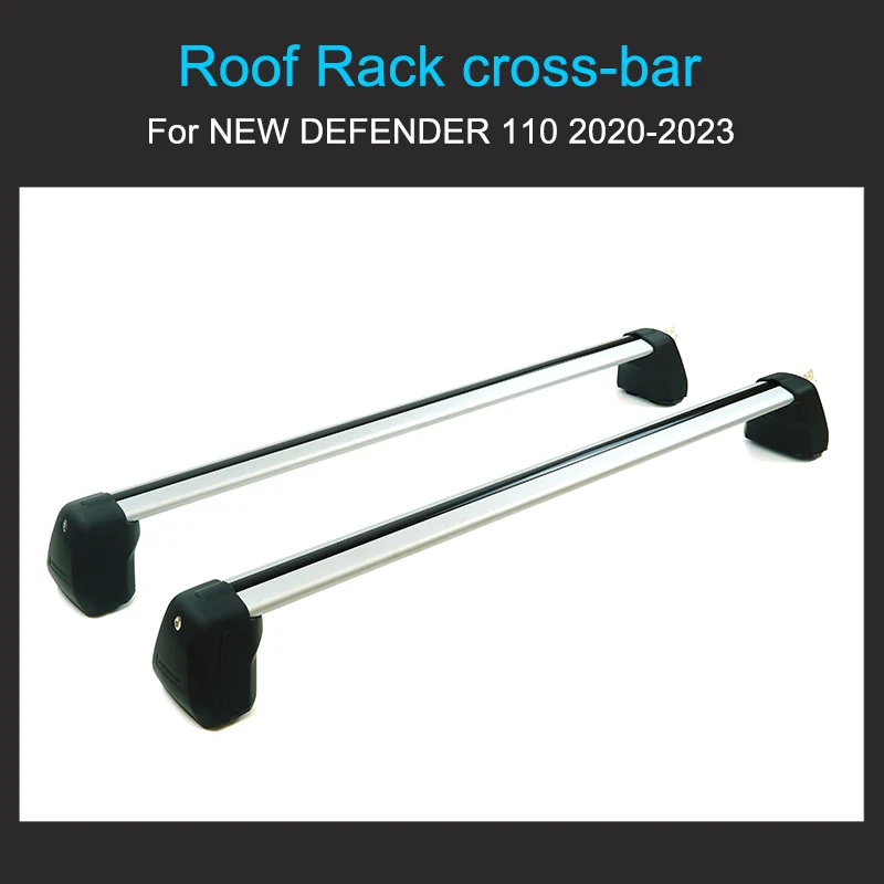 110 130 2020-2025 Roof Luggage Rack Aluminum Alloy Bracket Exterior Decoration Item Roof Cross-Bar for Land Rover Defender