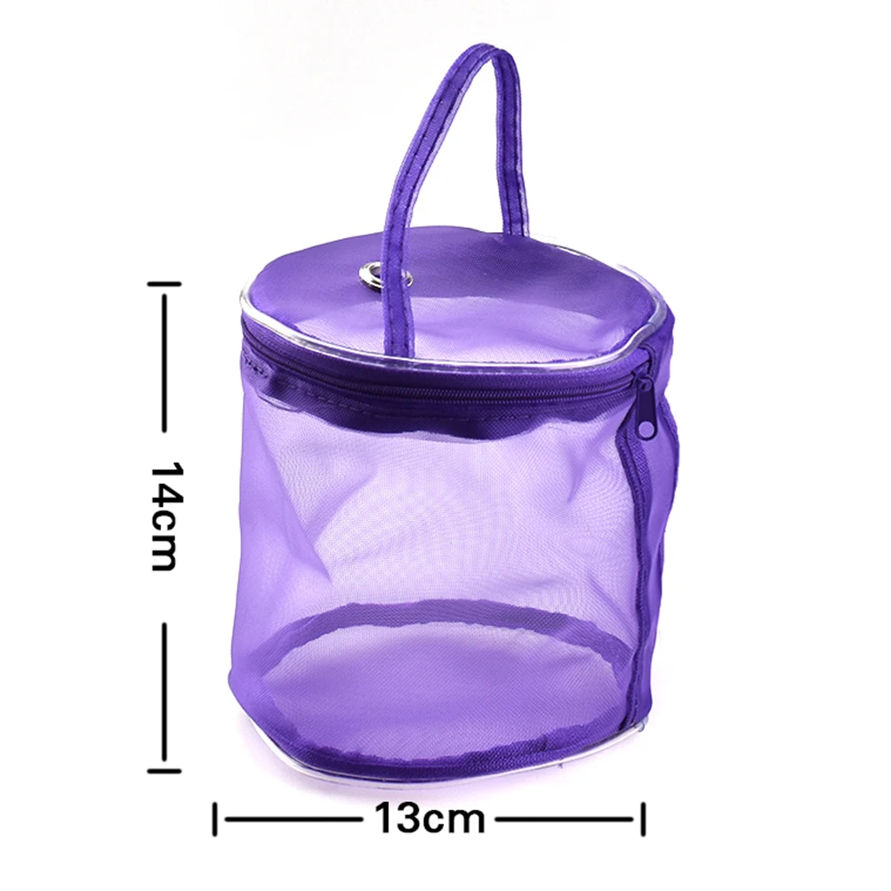 

Storage Bag Knitting Yarn Organizer Tote Portable Natural Material Home Journey bead craft container