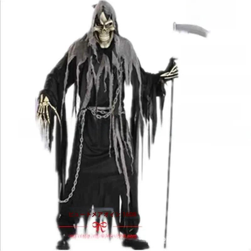 Adult Halloween Cosplay Zombie Reaper Costume Chinese Stage Performance Ethnic Wear Women's Fashion Autumn 2026 New Arrival
