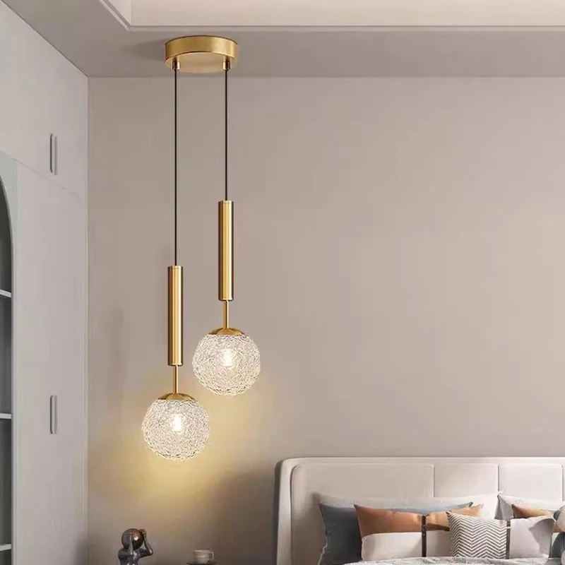 

1 шт. Современный светодиодный светильник для дома, лампа для спальни, прикроватный подвесной светильник, светодиодные люстры, подвесные светильники, внутреннее освещение.