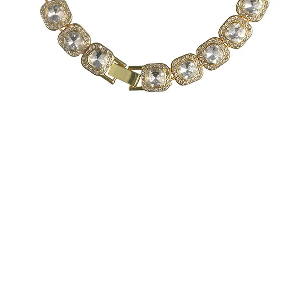 

Adjustable Diamond Dog Chain Collar Alloy Rhinestone Luxury Shining Pet Collars Pet Diamond Necklace Chihuahua