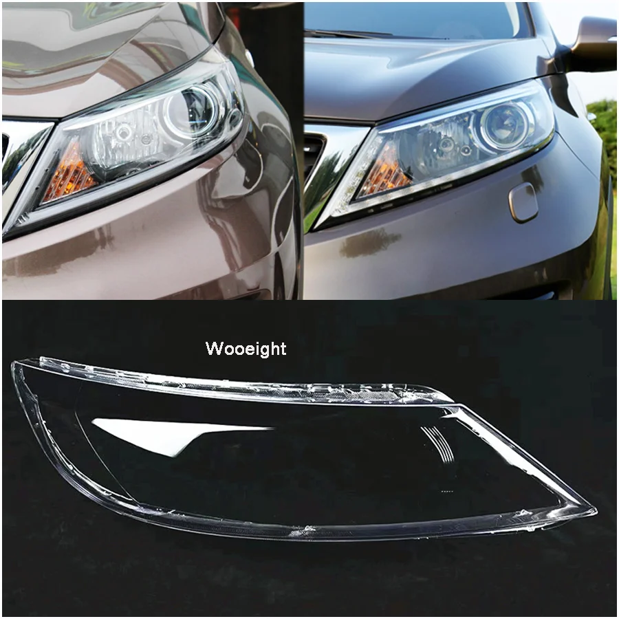 Wooeight For Kia Sportage 2009-2014 2015-2016 2018-2019 Front Headlamps Shell Cover Lens Headlight Cover Transparent Lampshade