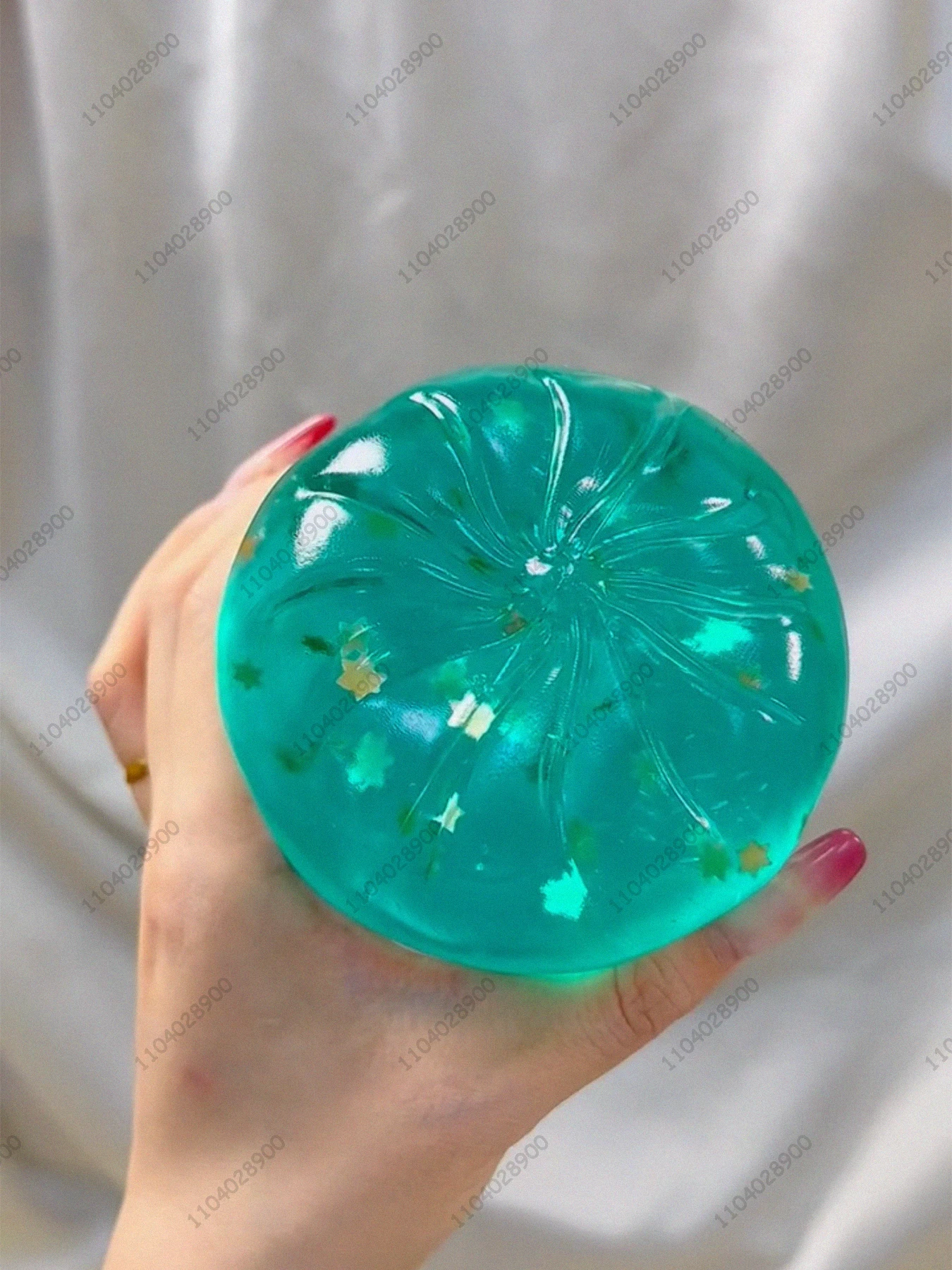 Grande boule anti-Stress en Jade à la menthe, boule anti-Stress molle et façonnable, boule d'aération pour chignon à la menthe, balle à presser, soulagement du Stress, jouet relaxant pour les mains, cadeau