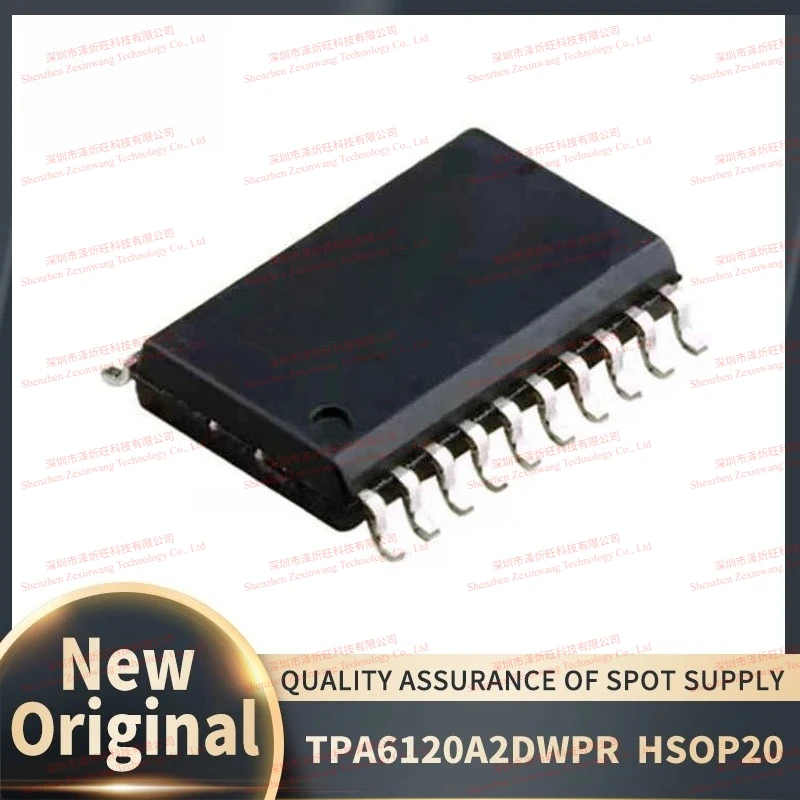 (5piece)100% New Original TPA6120A2DWPR 6120A2 HSOP-20 TPA6120A2DWP TPA6120A2 TPA6120 Amplifier IC Headphones